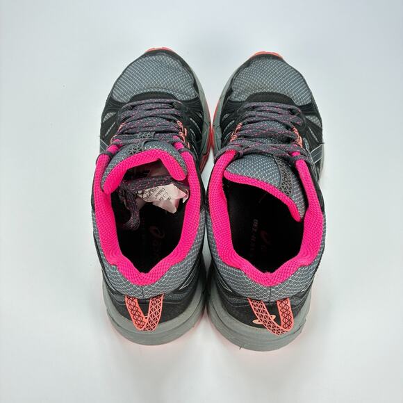 ASICS Gel Venture 7 Gray Black Trail Running Shoes 1012A476 Women’s Size 8.5 - Picture 6 of 10